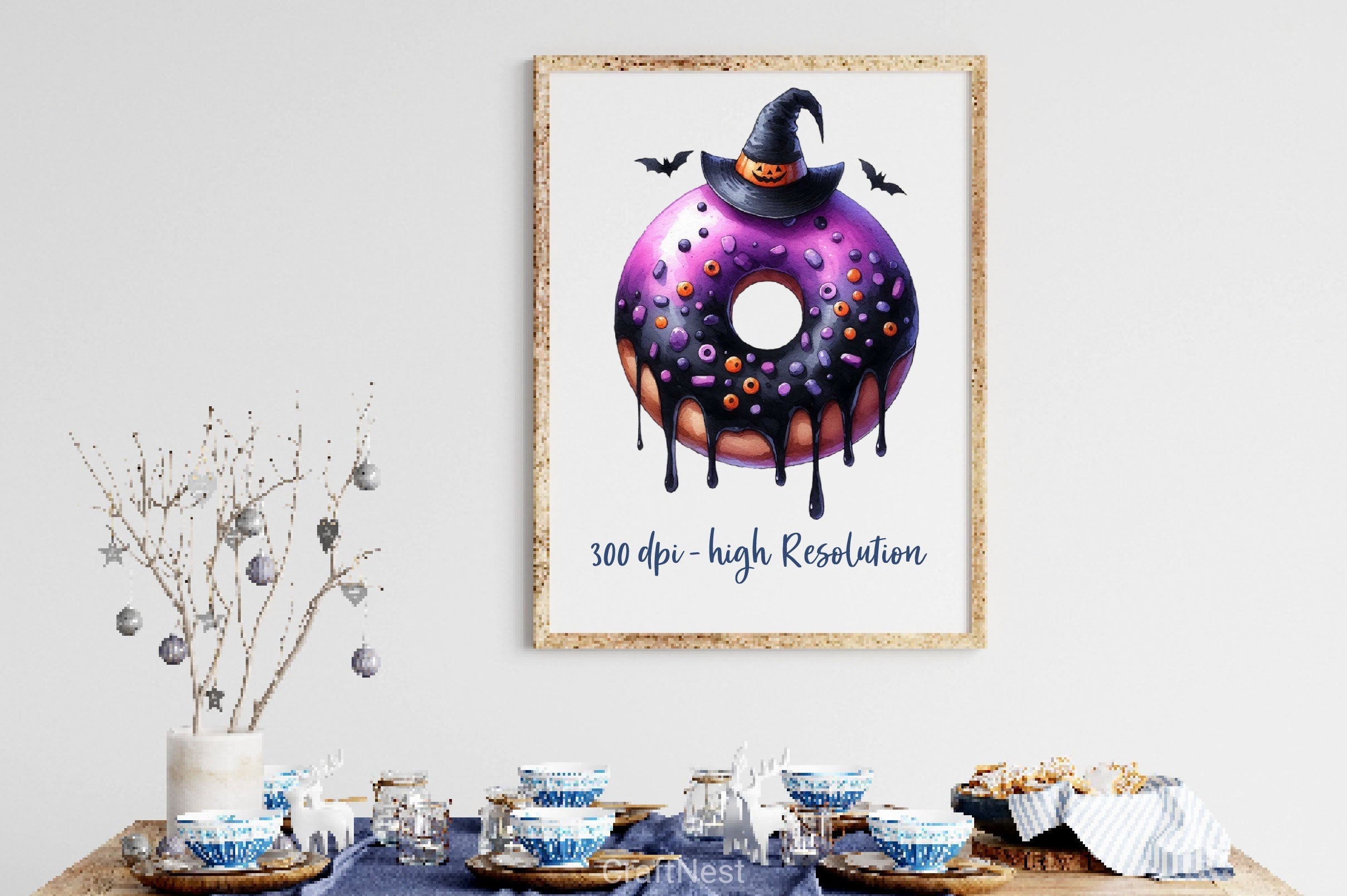 Halloween Donut Clipart Bundle 3