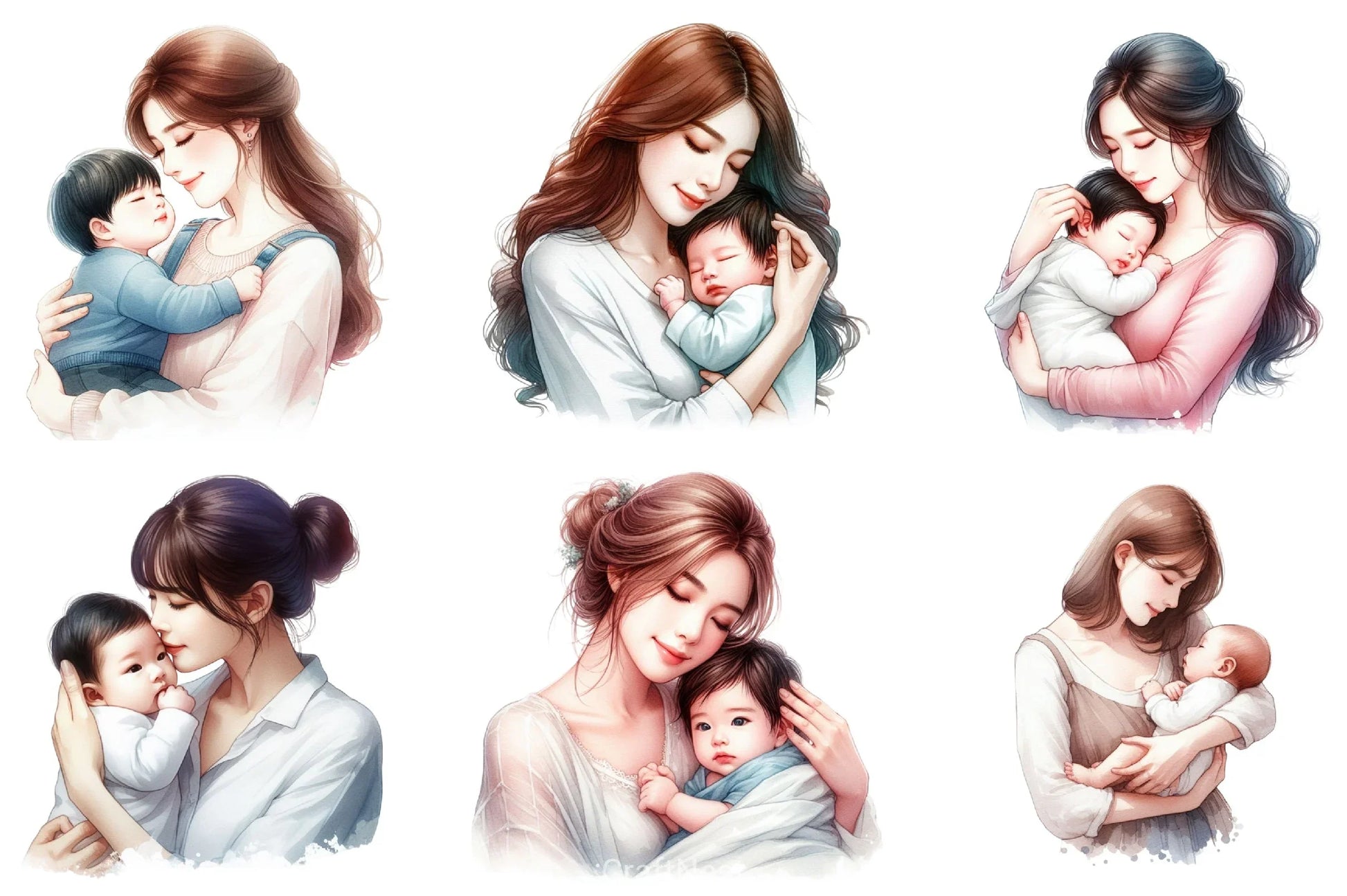 Mothers Day Clipart Bundle - CraftNest - Digital Crafting and Art