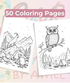 The Great Outdoors Coloring Book Bundle - CraftNest - Digital Crafting and Art