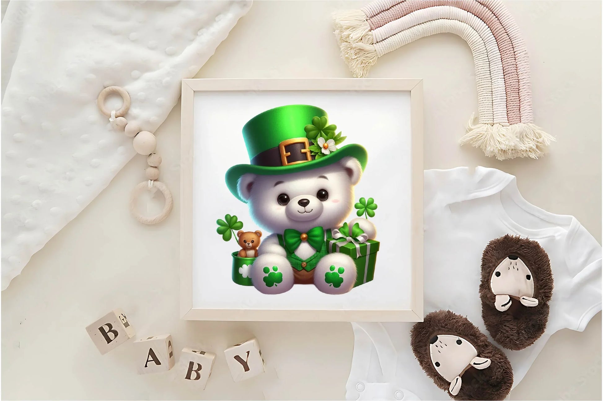 St Patrick's Teddy Bear Clipart Bundle - CraftNest - Digital Crafting and Art
