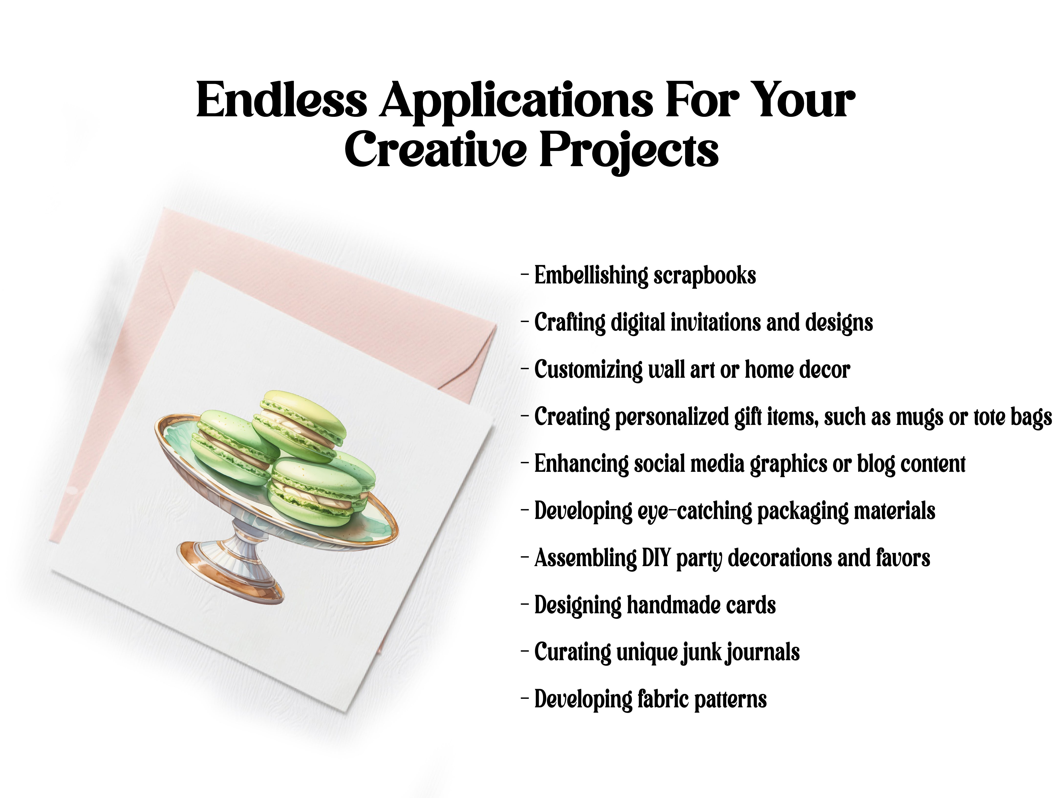 Pistachio Macarons Clipart - CraftNest