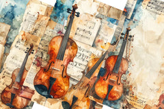 Nostalgic Past Junk Journal Papers - CraftNest - Digital Crafting and Art