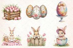 Pink Easter Clipart Bundle - CraftNest - Digital Crafting and Art