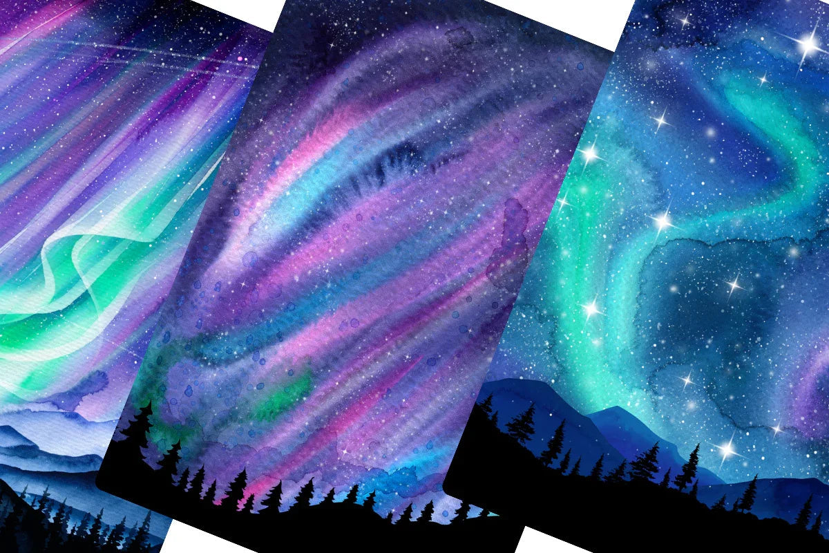 Magical Night Sky Junk Journal Papers - CraftNest - Digital Crafting and Art