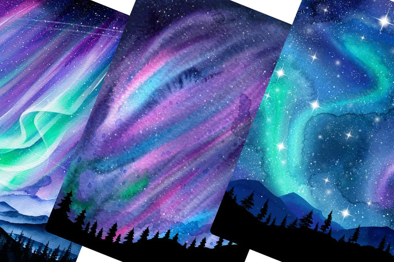 Magical Night Sky Junk Journal Papers - CraftNest - Digital Crafting and Art