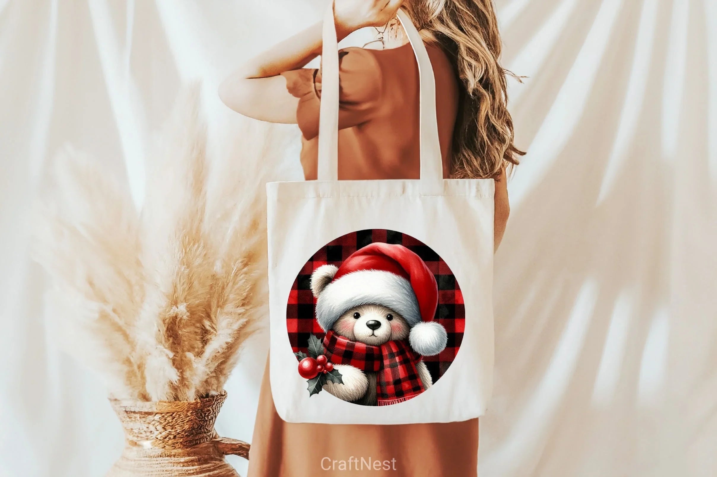 Bear Christmas Clipart Bundle - CraftNest - Digital Crafting and Art