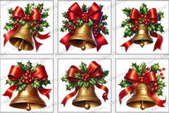 Christmas Bells Clipart Bundle - CraftNest - Digital Crafting and Art