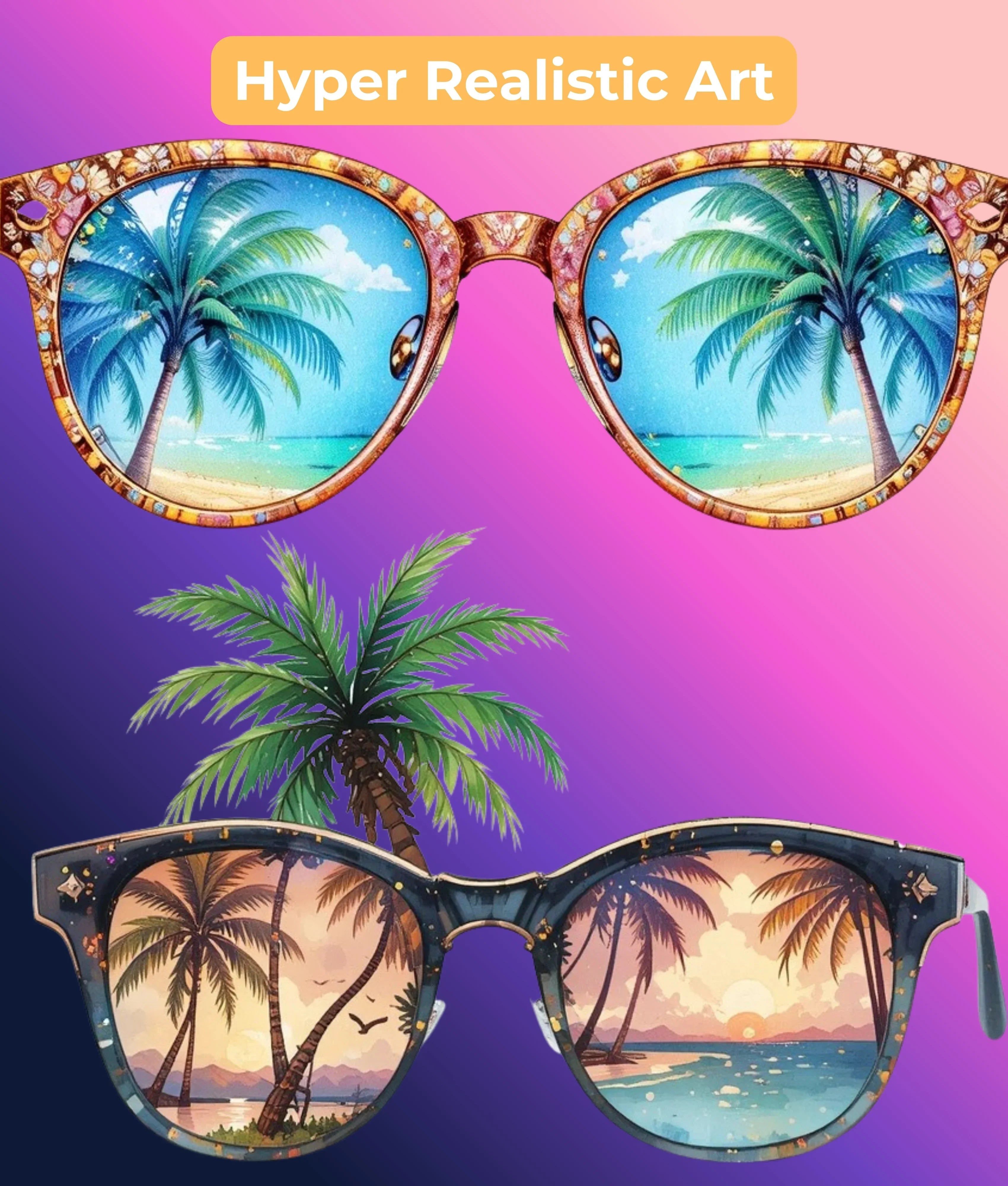 Island-Luxe Tropical Christmas Clipart Bundle - CraftNest - Digital Crafting and Art