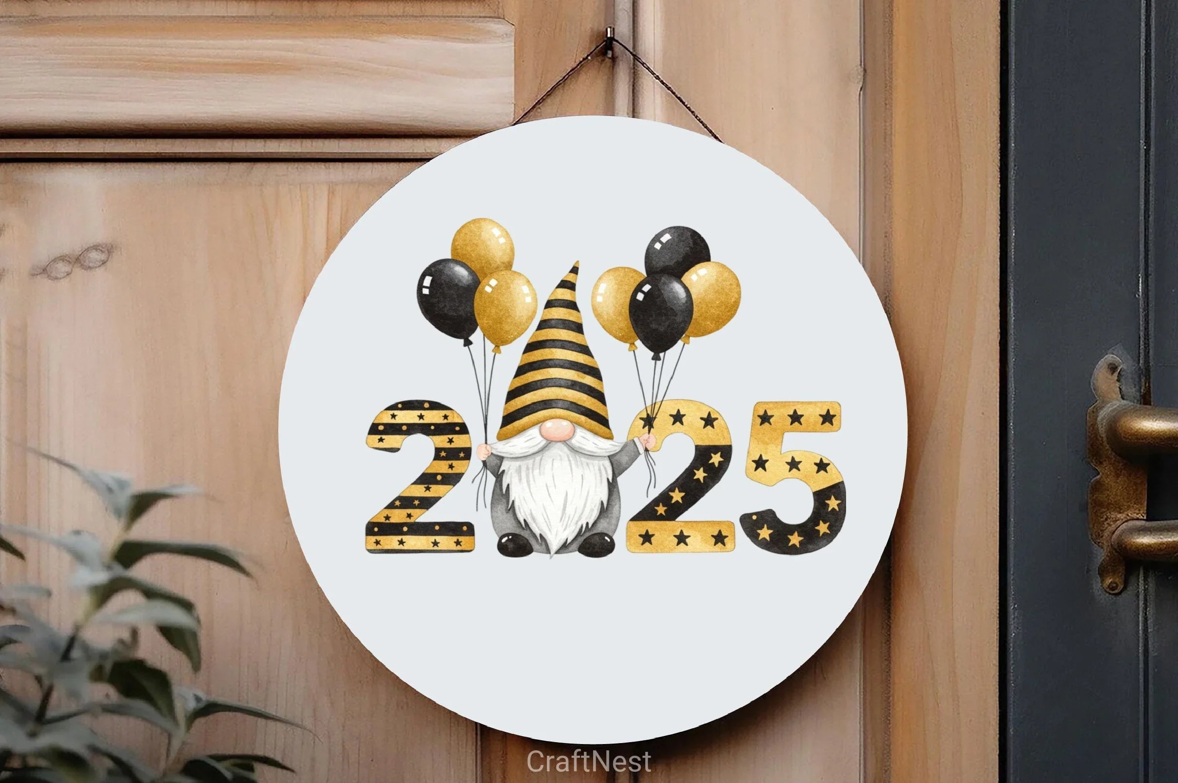 New Year Gnomes 2025 Clipart Bundle 1 - CraftNest - Digital Crafting and Art