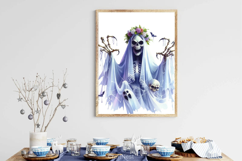 Ghost Bride Clipart Bundle - CraftNest - Digital Crafting and Art