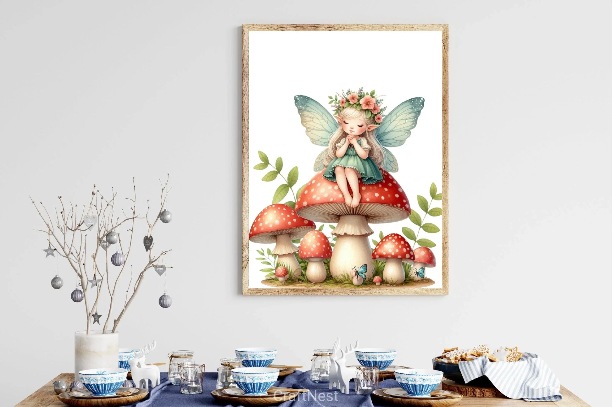 Fairy Mushroom Clipart Bundle - CraftNest - Digital Crafting and Art