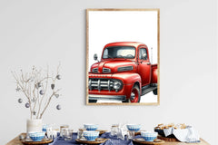 Red Pickup Truck Clipart Bundle - CraftNest - Digital Crafting and Art
