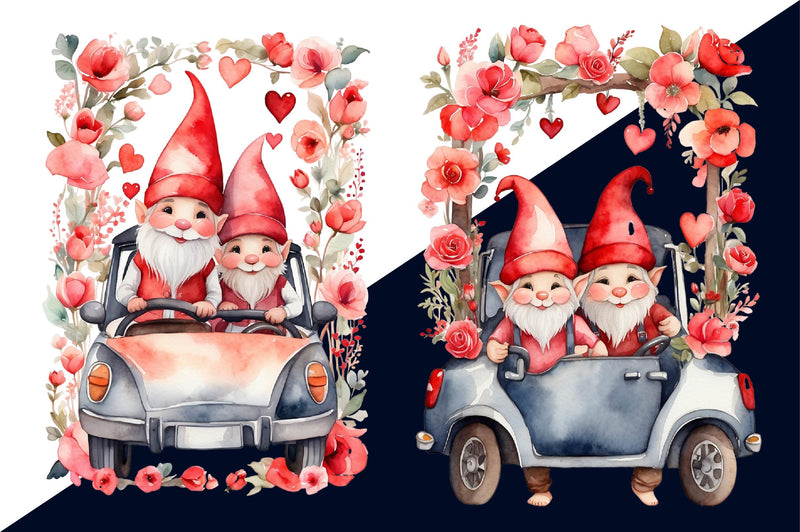Valentine Truck Clipart Bundle 1 - CraftNest - Digital Crafting and Art