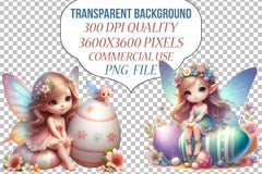 Easter Fairy Girls Clipart Bundle - CraftNest - Digital Crafting and Art