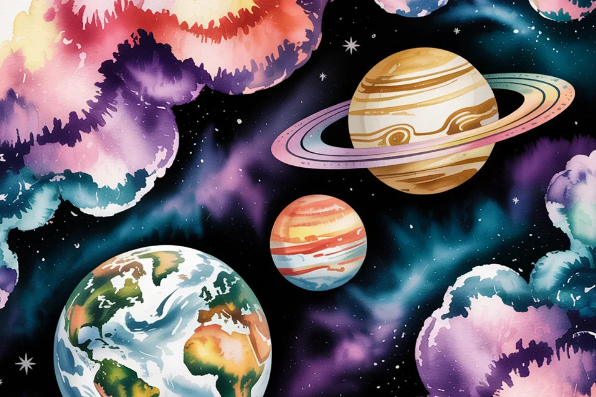 Out of Space Background Papers - CraftNest - Digital Crafting and Art