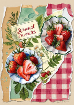 Strawberry Junk Journal Pages - CraftNest - Digital Crafting and Art