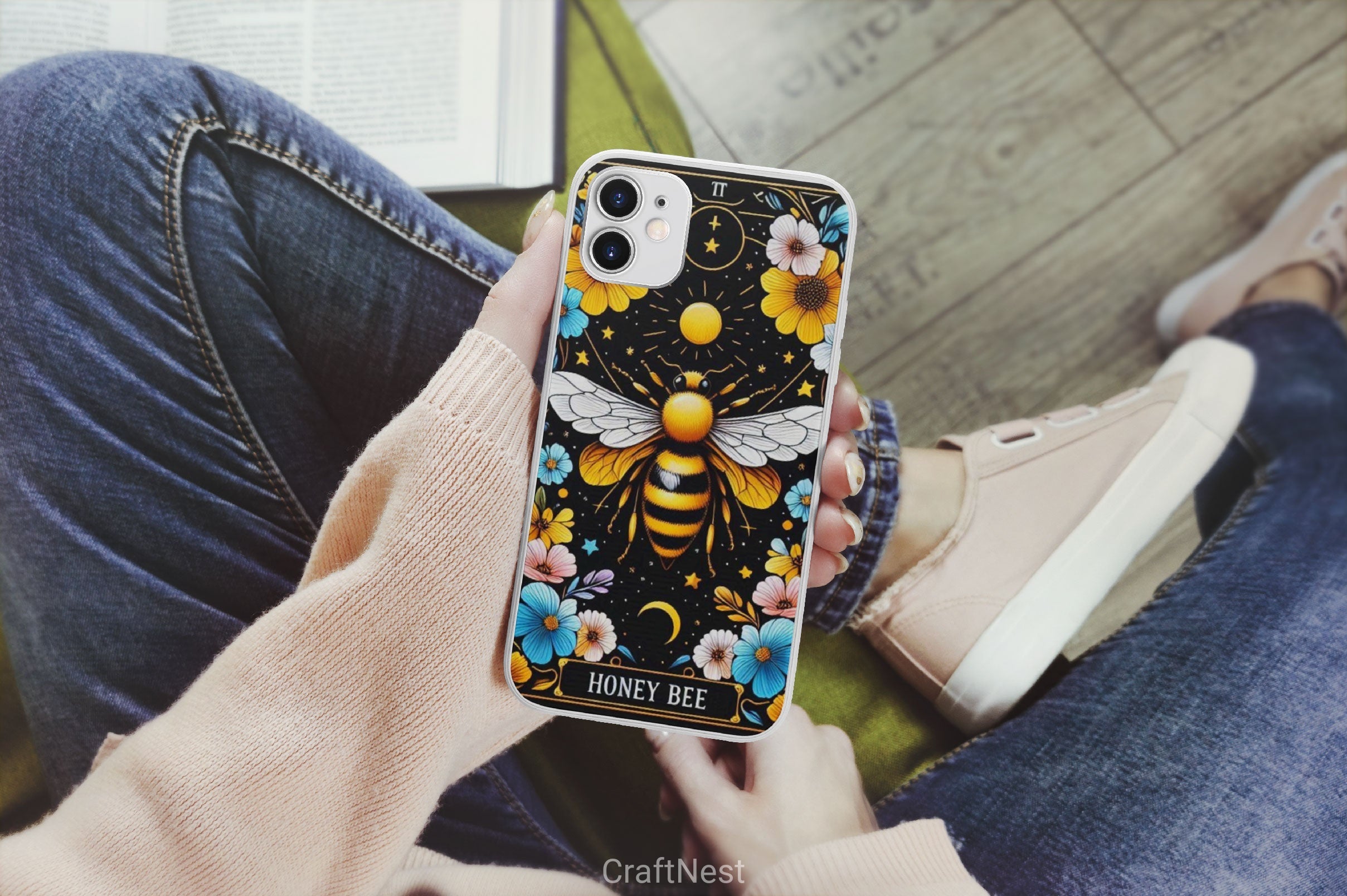 Honey Bee Tarot Card Clipart Bundle 12