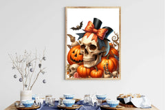 Halloween Skull Bow Clipart Bundle - CraftNest - Digital Crafting and Art