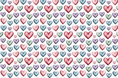 Pastel Hearts Seamless Papers - CraftNest - Digital Crafting and Art