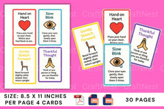Stress Relief Flashcards for Relaxation - CraftNest - Digital Crafting and Art