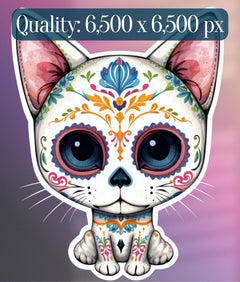 Dia de los Muertos Cats Clipart Bundle - CraftNest - Digital Crafting and Art