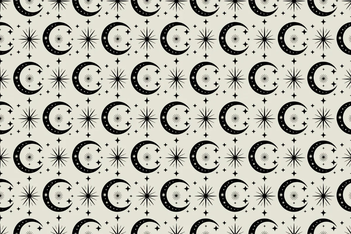 Ink Moon & Stars Seamless Papers - CraftNest - Digital Crafting and Art