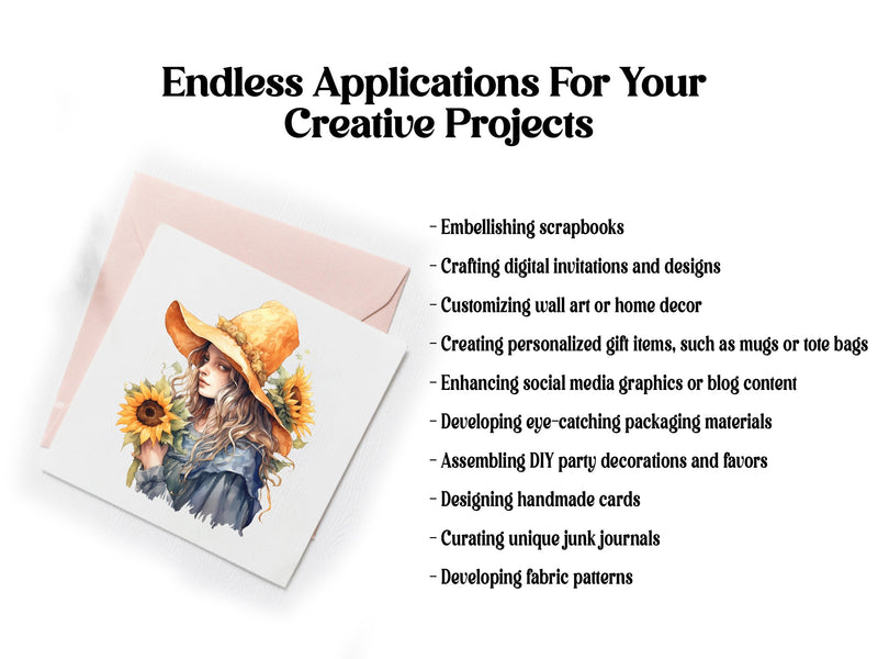 Flower Witches Clipart - CraftNest