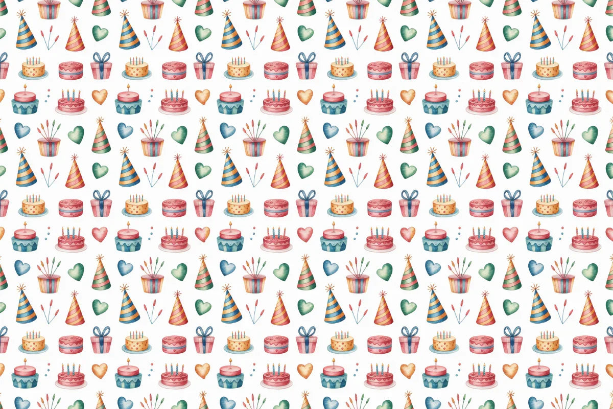 Birthday Party Seamless Papers - CraftNest - Digital Crafting and Art