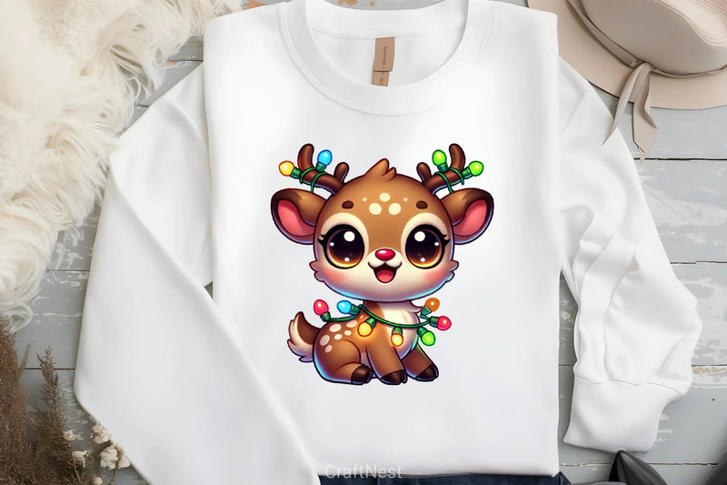 Christmas Reindeer Clipart Bundle 4 - CraftNest - Digital Crafting and Art