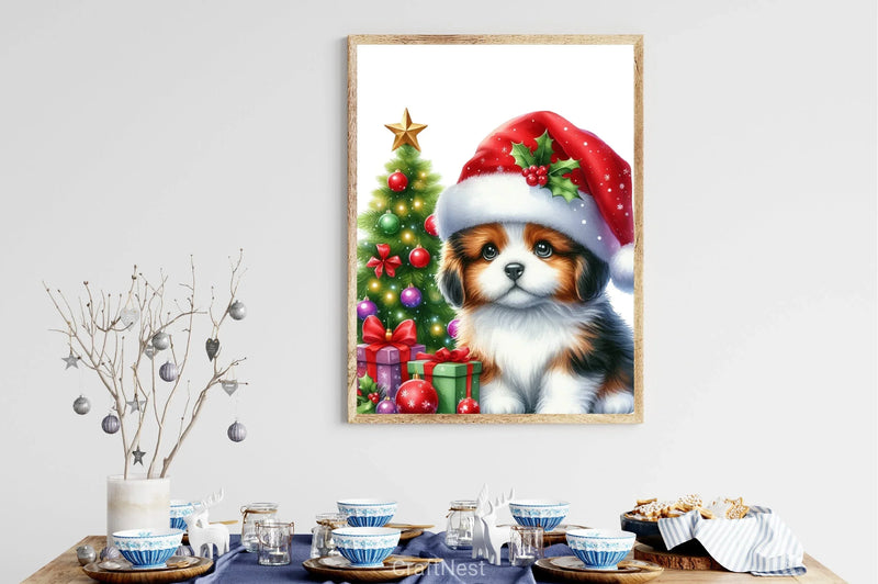 Christmas Dog Clipart Bundle 5 - CraftNest - Digital Crafting and Art