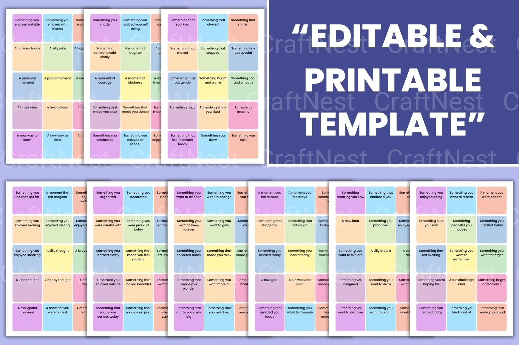 700 Creative Kids Prompts Card Set - CraftNest - Digital Crafting and Art
