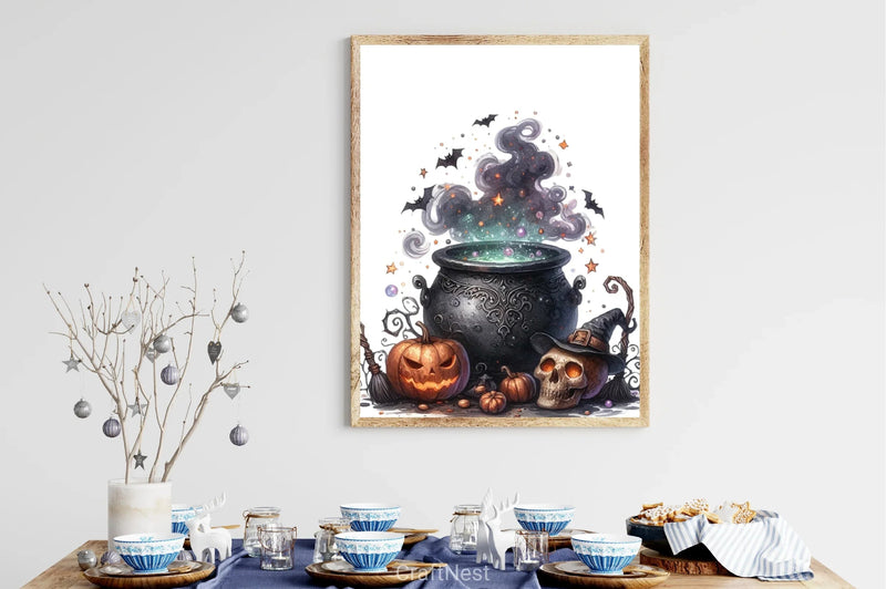 Halloween Cauldron Clipart Bundle 4 - CraftNest - Digital Crafting and Art