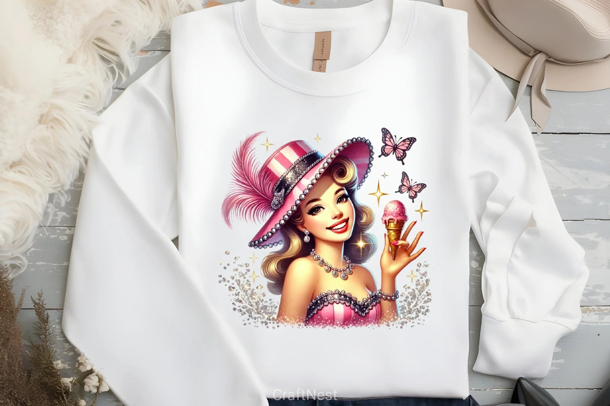 Mardi Gras Girl Clipart Bundle 3 - CraftNest - Digital Crafting and Art