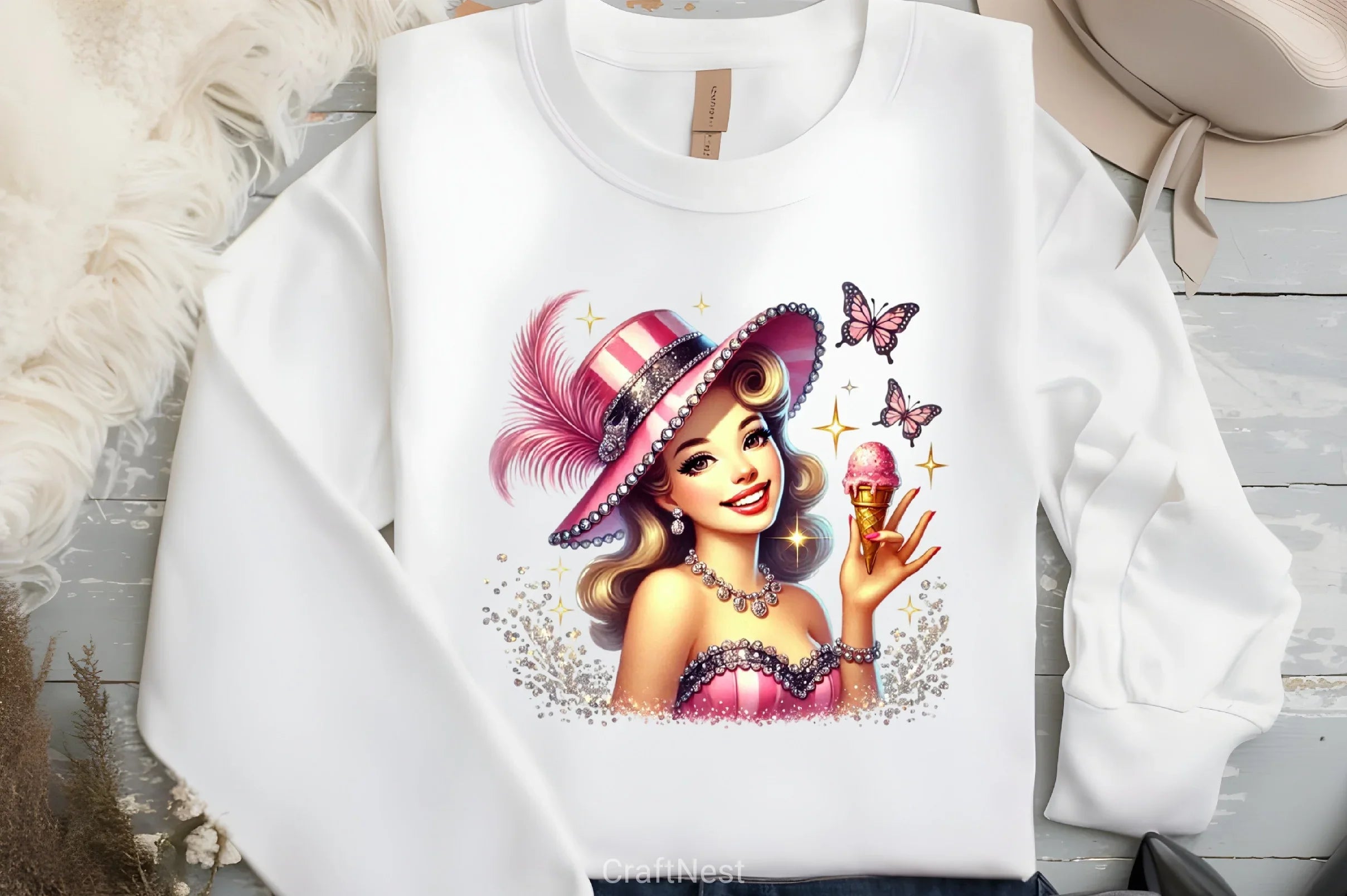 Mardi Gras Girl Clipart Bundle 3 - CraftNest - Digital Crafting and Art