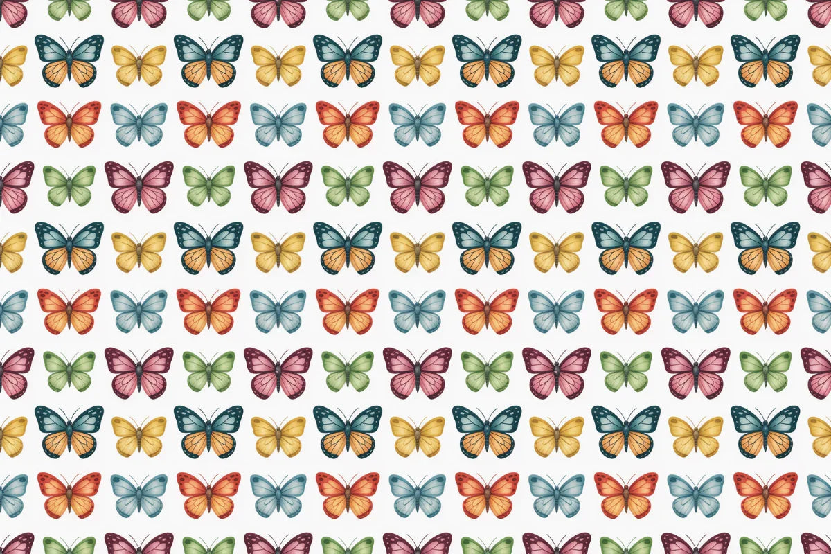 Simple Butterflies Seamless Papers - CraftNest - Digital Crafting and Art