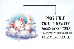 Sleepy Animals Clipart Bundle - CraftNest - Digital Crafting and Art