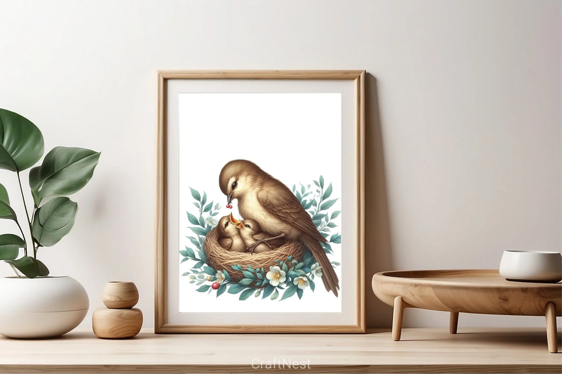 Bird Nest Clipart Bundle - CraftNest - Digital Crafting and Art