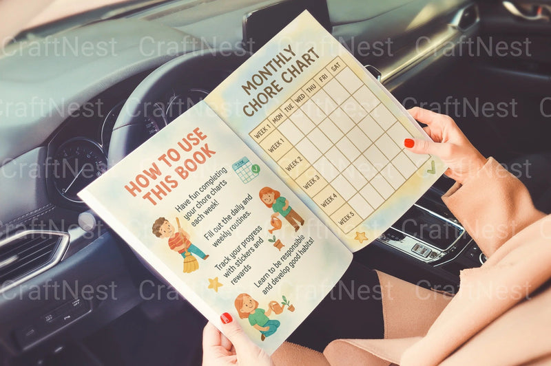 My Big Chore Chart Book: Organize and Motivate Kids - CraftNest - Digital Crafting and Art