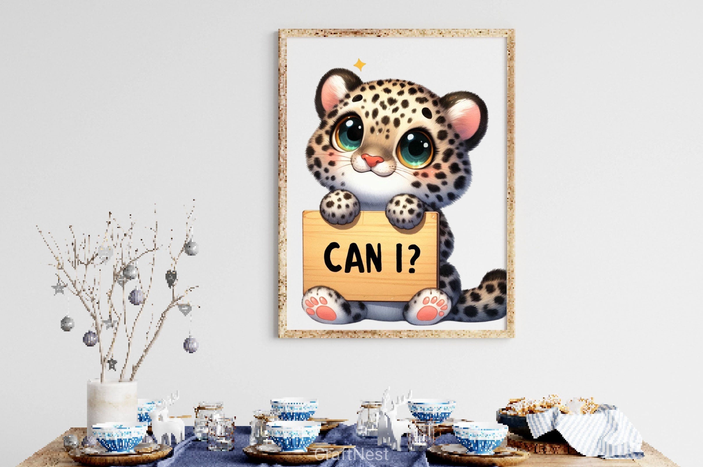 Cute Begging Animals Clipart Bundle