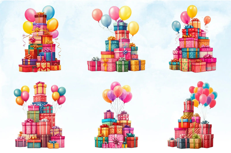 Valentine's Day Gift Box Clipart Bundle - CraftNest - Digital Crafting and Art