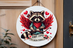 Valentine's Day Cupid Raccoon Clipart Bundle - CraftNest - Digital Crafting and Art