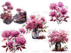 Autumn Joe-Pye Clipart - CraftNest