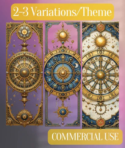 Tarot Bookmarks Junk Journal Clipart Bundle - CraftNest - Digital Crafting and Art
