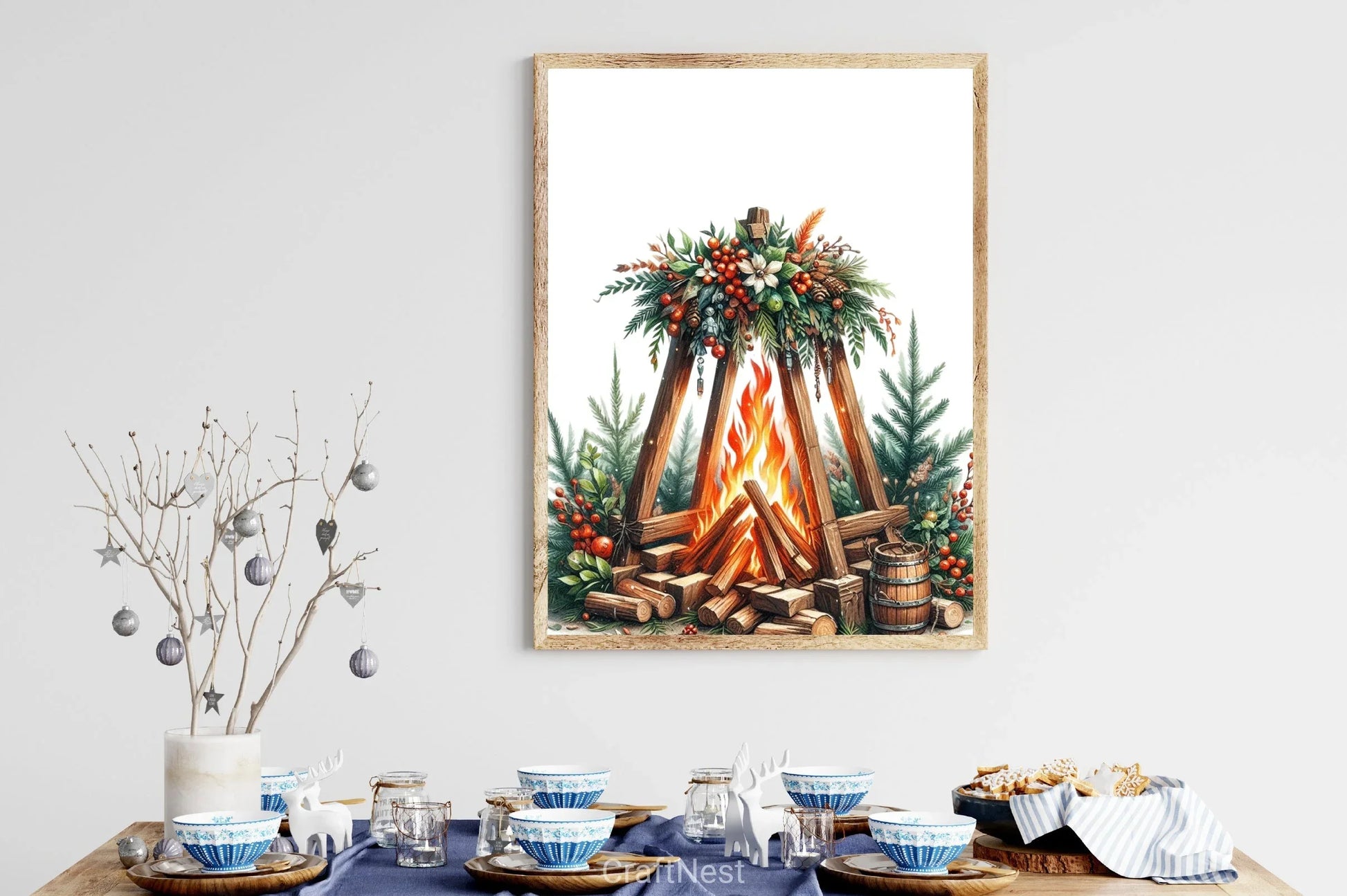 Bonfire Camping Clipart Bundle - CraftNest - Digital Crafting and Art