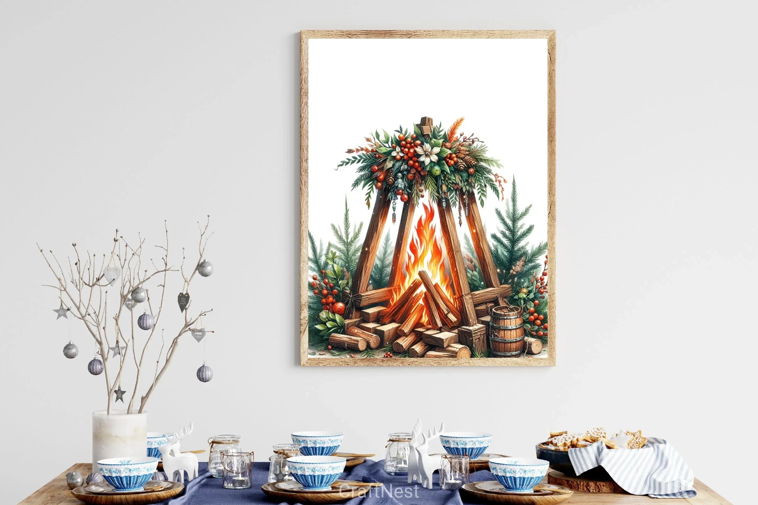 Bonfire Camping Clipart Bundle - CraftNest - Digital Crafting and Art