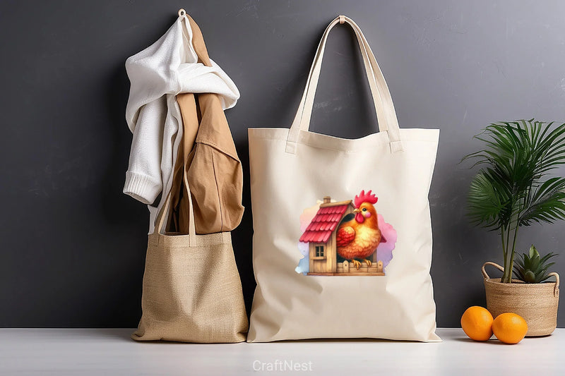 Chicken Coop Clipart Bundle - CraftNest - Digital Crafting and Art