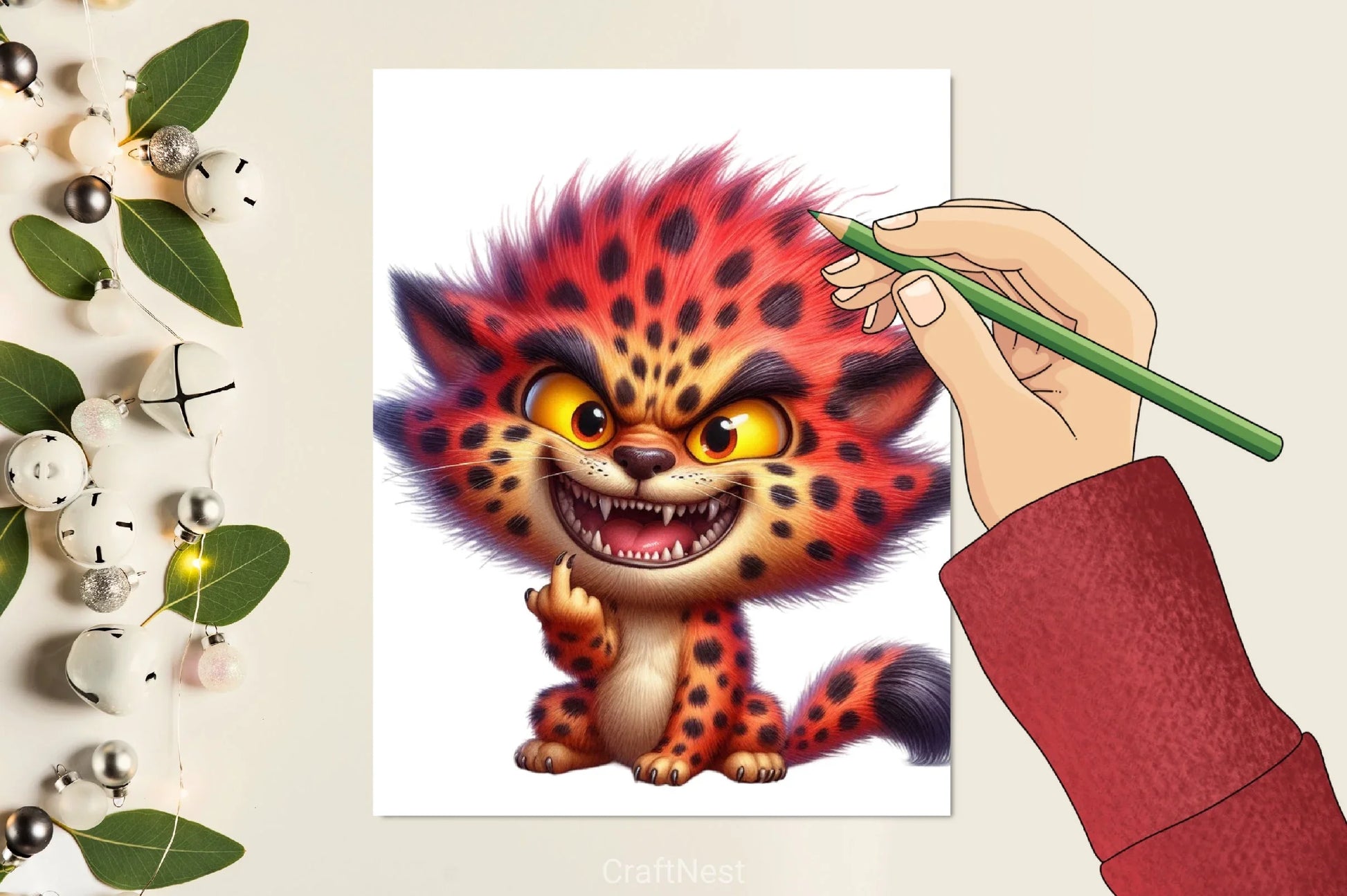 Angry Leopard Clipart Bundle - CraftNest - Digital Crafting and Art