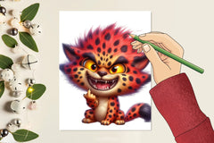 Angry Leopard Clipart Bundle - CraftNest - Digital Crafting and Art