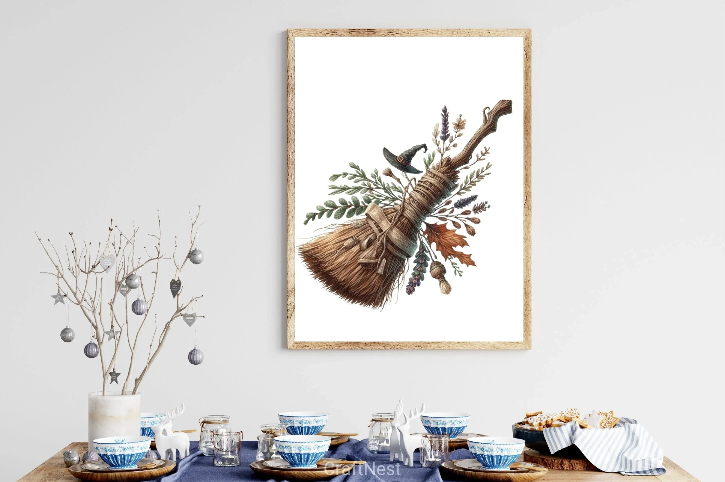 Halloween Witch Broom Clipart Bundle 2 - CraftNest - Digital Crafting and Art