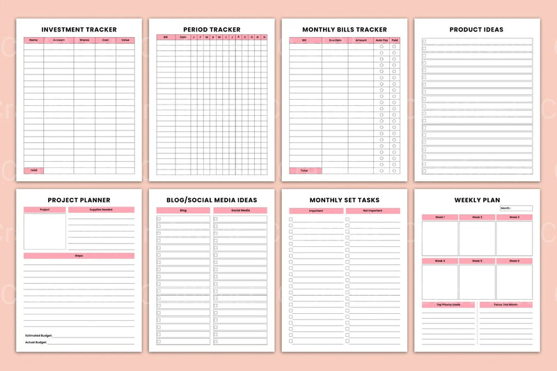 Women CEO Organizer - CraftNest - Digital Crafting and Art